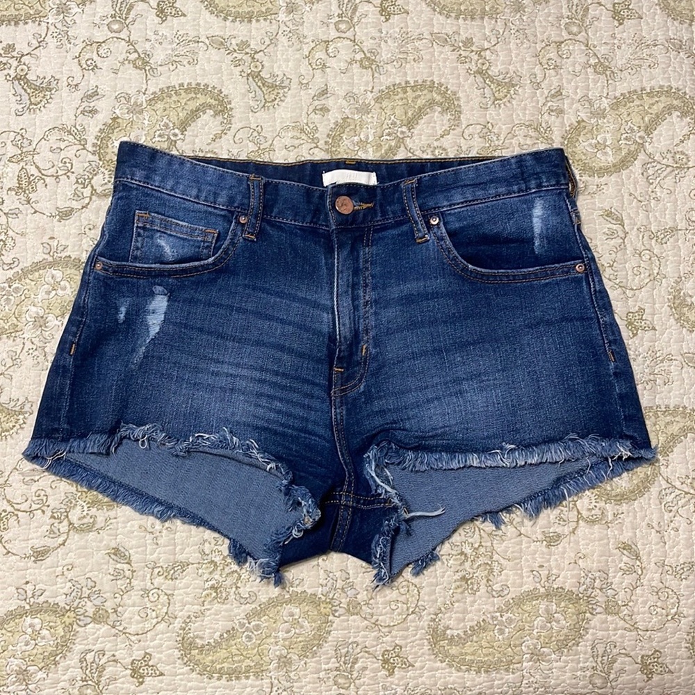 H&M Dark Wash Denim Shorts